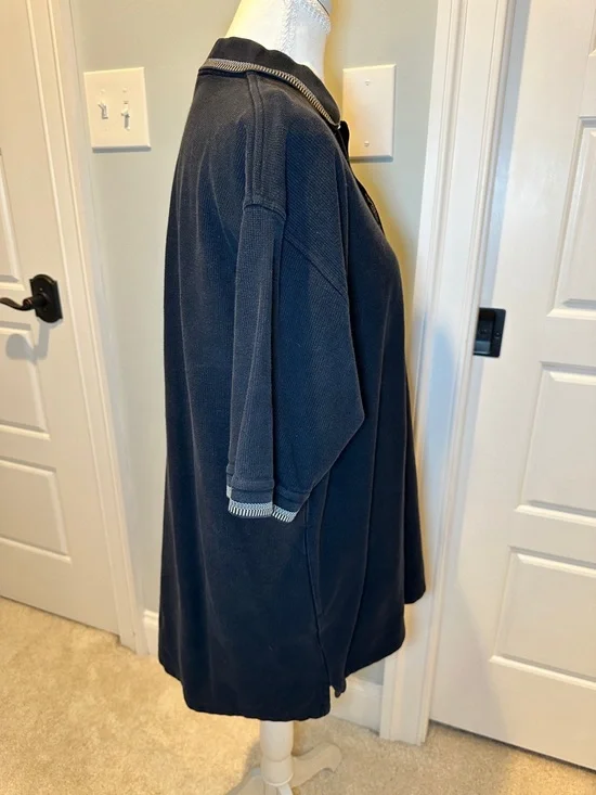 Vintage Harley-Davidson Black Knit Polo Shirt - Size Large - 100% Combed Cotton - Picture 8 of 13